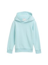 TOM TAILOR Jungen Oversized Hoodie mit Rückenprint, blau, Uni, Gr. 116/122