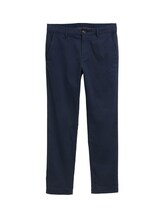 TOM TAILOR Herren Regular Chino Hose, blau, Uni, Gr. 36/34