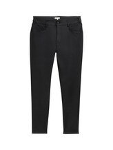 TOM TAILOR Damen Plus - Skinny Jeans, schwarz, Uni, Gr. 44