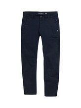 TOM TAILOR Herren Tapered Chino Hose, blau, Uni, Gr. 34/34