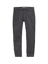 TOM TAILOR Herren Tapered Chino Hose, schwarz, Uni, Gr. 36/36