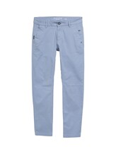 TOM TAILOR Herren Tapered Chino Hose, blau, Uni, Gr. 38/30