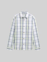 TOM TAILOR Herren Overshirt mit Karomuster, blau, Kariert, Gr. XL