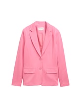 TOM TAILOR Damen Slim Fit Jersey Blazer, rosa, Uni, Gr. XXXL