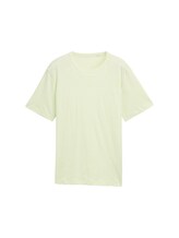 TOM TAILOR Herren Basic T-Shirt aus Baumwolle, grün, Uni, Gr. XXXL