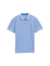 TOM TAILOR Herren Piqué Poloshirt mit Stretch, blau, Uni, Gr. XXXL