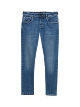 TOM TAILOR DENIM Herren TTAEDAN Straight Jeans mit Stretch, blau, Uni, Gr. 29/32