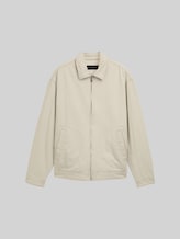 TOM TAILOR DENIM Herren Relaxed Fit Jacke aus Baumwolle, braun, Uni, Gr. L