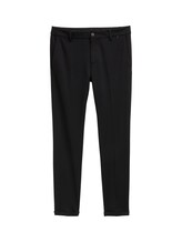 TOM TAILOR DENIM Herren Slim Jersey Chino, schwarz, Uni, Gr. L