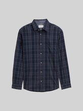 TOM TAILOR Herren Regular Fit Hemd mit Karo-Muster, blau, Kariert, Gr. XS