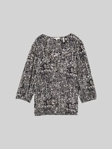 TOM TAILOR Damen Bluse aus Viskose, blau, Gemustert, Gr. 36