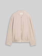 TOM TAILOR Damen Loose Fit Blouson Jacke, grau, Uni, Gr. 34