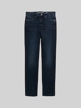 TOM TAILOR Damen TTELVA STRAIGHT High Waist Jeans, blau, Uni, Gr. 29/32