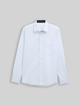 TOM TAILOR Herren Fitted Hemd aus Baumwolle, blau, Gestreift, Gr. XXL