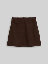 TOM TAILOR Damen Cosy Rock in Melange-Optik, braun, Meliert, Gr. 42