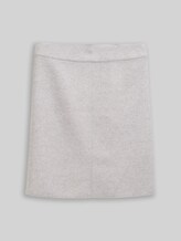 TOM TAILOR Damen Cosy Rock in Melange-Optik, grau, Meliert, Gr. 36