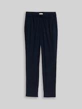 TOM TAILOR Damen Loose Slim Cordhose, blau, Uni, Gr. 36/28