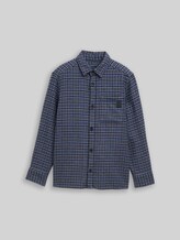 TOM TAILOR Jungen Oversize Hemd mit Karomuster, lila, Kariert, Gr. 152