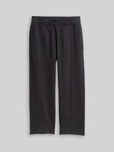 TOM TAILOR Jungen Jogginghose mit Zierfalte, schwarz, Uni, Gr. 146