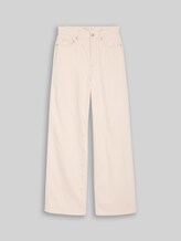 TOM TAILOR DENIM Damen TTLINOU WIDE High Waist Jeans, weiß, Uni, Gr. L/32