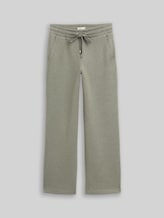 TOM TAILOR Damen Straight Scuba Hose, grün, Meliert, Gr. 44/32