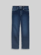 TOM TAILOR DENIM Damen TTELLA STRAIGHT Jeans, blau, Uni, Gr. 27/32
