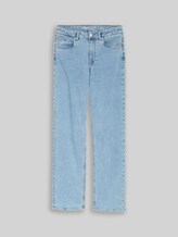 TOM TAILOR DENIM Damen TTELLA STRAIGHT Jeans, blau, Uni, Gr. 28/32