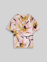 TOM TAILOR Damen Bluse mit Muster, rosa, Geblümt, Gr. 36