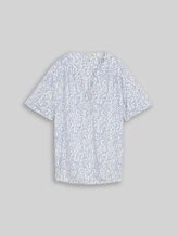 TOM TAILOR Damen Bluse mit Muster, weiß, Gemustert, Gr. 36