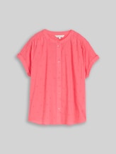 TOM TAILOR Damen Loose Fit Bluse, rosa, Uni, Gr. 36