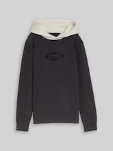 TOM TAILOR Jungen Hoodie Sweatshirt mit Foto-Print, grau, Uni, Gr. 152