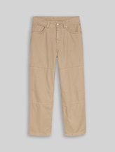 TOM TAILOR Jungen Baggy Hose im Utility-Look, braun, Uni, Gr. 134