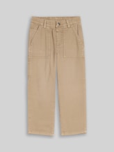 TOM TAILOR Jungen Loose Fit Hose im Utility-Look, braun, Uni, Gr. 110