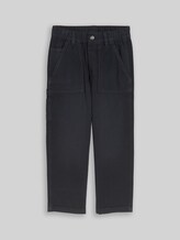 TOM TAILOR Jungen Loose Fit Hose im Utility-Look, grau, Uni, Gr. 110