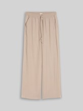 TOM TAILOR Damen Loose Wide Fit Hose, grau, Uni, Gr. 32/32