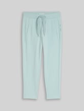 TOM TAILOR Damen Cropped Jogger Hose, blau, Uni, Gr. 36/28