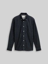 TOM TAILOR Herren Regular Fit Jeanshemd, blau, Uni, Gr. XXL