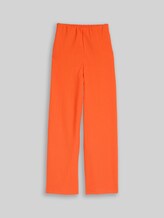 TOM TAILOR DENIM Damen Crinkle Wide Leg Hose, orange, Uni, Gr. XS