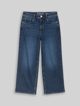 TOM TAILOR Damen TTNELMA CULOTTE Jeans, blau, Uni, Gr. 29/28