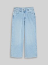 TOM TAILOR DENIM Damen TTMIJA CULOTTE Jeans, blau, Uni, Gr. XXL