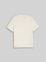 TOM TAILOR Herren T-Shirt aus Baumwolle, braun, Uni, Gr. L