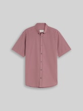 TOM TAILOR Herren Regular Fit Kurzarmhemd mit Karomuster, rosa, Kariert, Gr. XXL