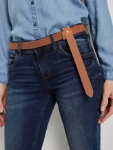 Leder-Taillengürtel mit angebrachter Schlaufe - Frauen - cognac / brandy Leder-Taillengürtel mit angebrachter Schlaufe - Frauen - cognac / brandy - 5 - TOM TAILOR