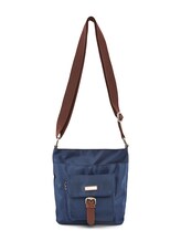 TOM TAILOR Damen Schultertasche Rina, blau, Gr. ONESIZE