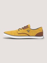 Strukturierte Schnürschuhe mit Lederdetails - Männer - yellow Strukturierte Schnürschuhe mit Lederdetails - Männer - yellow - 7 - TOM TAILOR