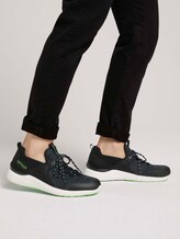 Strukturierte Sneaker - Männer - black-lime Strukturierte Sneaker - Männer - black-lime - 5 - TOM TAILOR