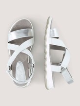 Metallic Sandalen - Frauen - white-silver Metallic Sandalen - Frauen - white-silver - 13 - TOM TAILOR