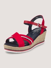 wedge-heel sandals - Women - red wedge-heel sandals - Women - red - 10 - TOM TAILOR