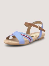 Sandale mit Streifendetail - Frauen - blue Sandale mit Streifendetail - Frauen - blue - 10 - TOM TAILOR