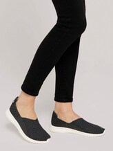 geflochtener Stoffslipper - Frauen - black geflochtener Stoffslipper - Frauen - black - 5 - TOM TAILOR